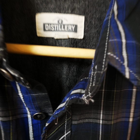 DISTILLERY mens shirt MED. - Picture 3 of 4